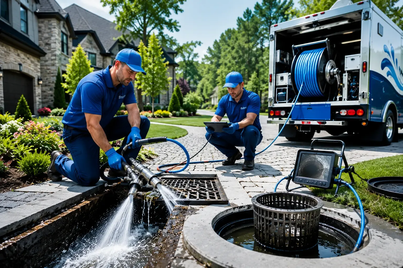 Local outdoor drain cleaning professionals in Milford, NH